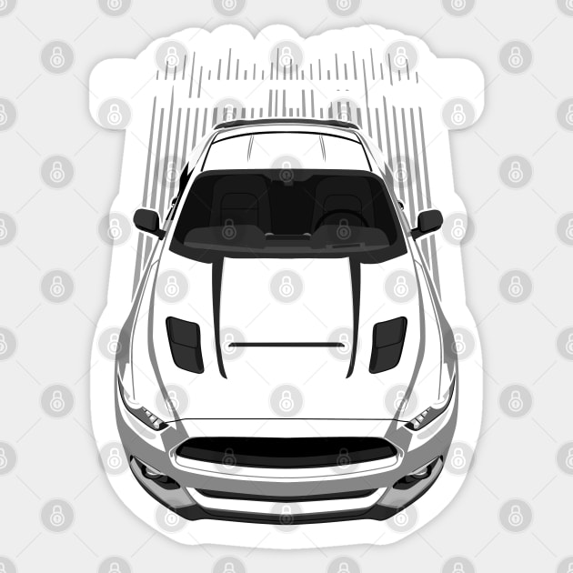 Mustang GT CS 2016-2017 - White Sticker by V8social